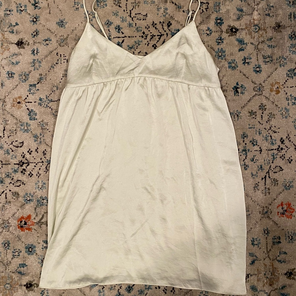 Aritzia Silk babydoll dress